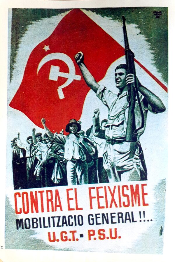 Spanish Civil War Republican propaganda poster