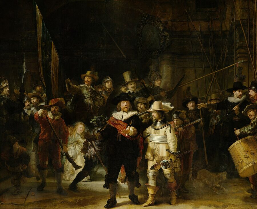 Rembrandt's The Night Watch at the Rijksmuseum