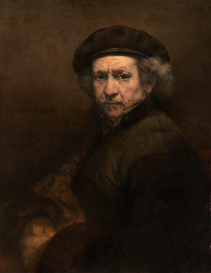 Rembrandt Self-Portrait at age 63 at the Rijksmuseum