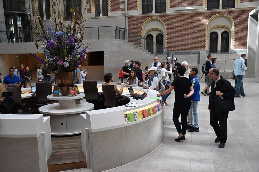 The Rijksmuseum atrium reopened in 2013