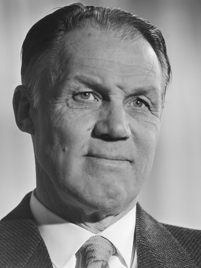 Rinus Michels in 1984, the coach who built total football at Ajax