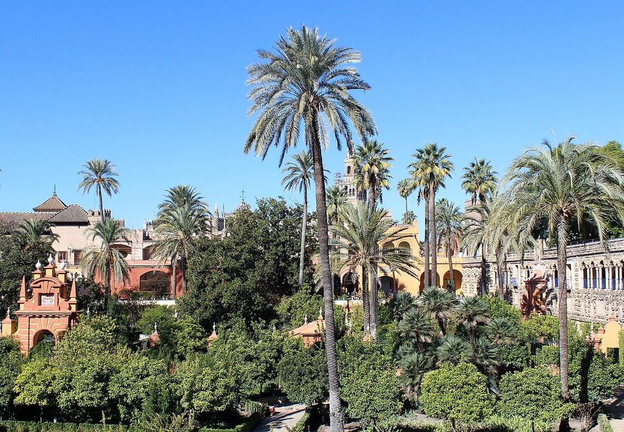Jardin de las Damas Alcazar Sevilla gardens