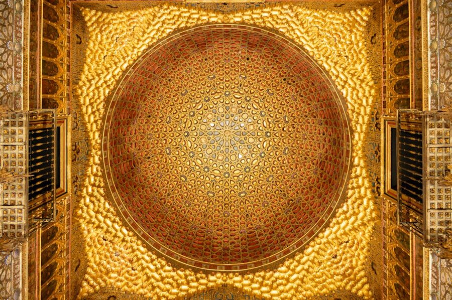 Salon de Embajadores dome Alcazar Seville