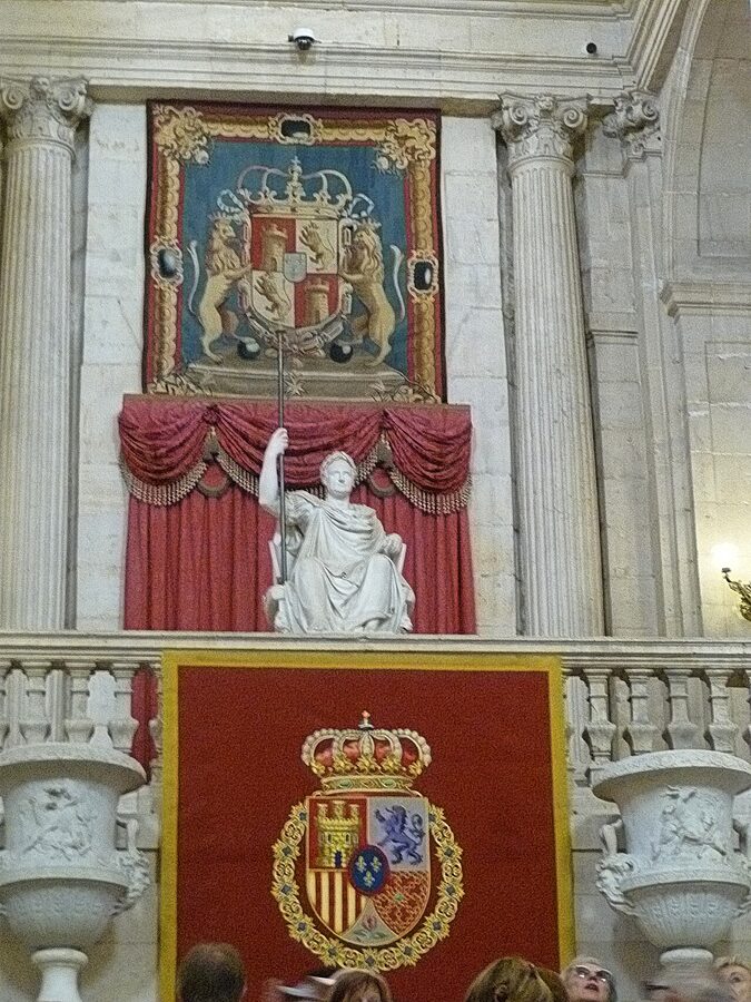 Grand staircase of the Royal Palace of Madrid