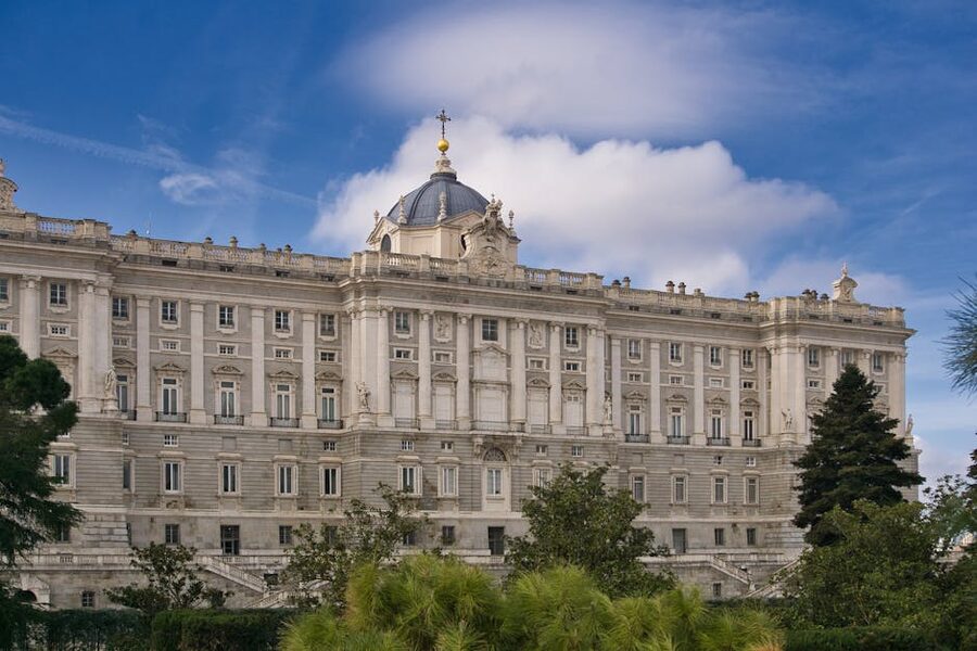 Sabatini Gardens at Royal Palace Madrid