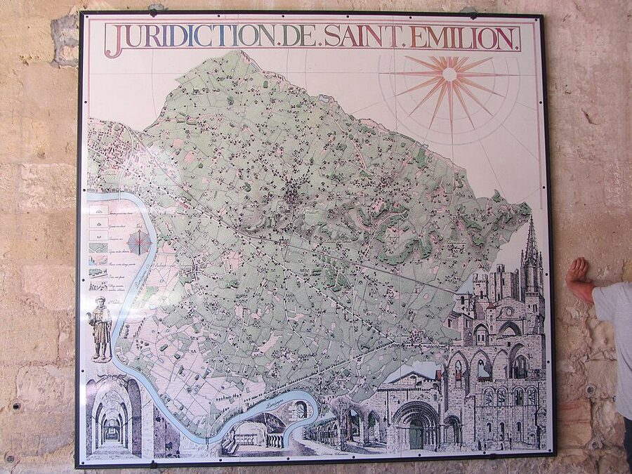 View across the Jurisdiction of Saint-Émilion UNESCO landscape