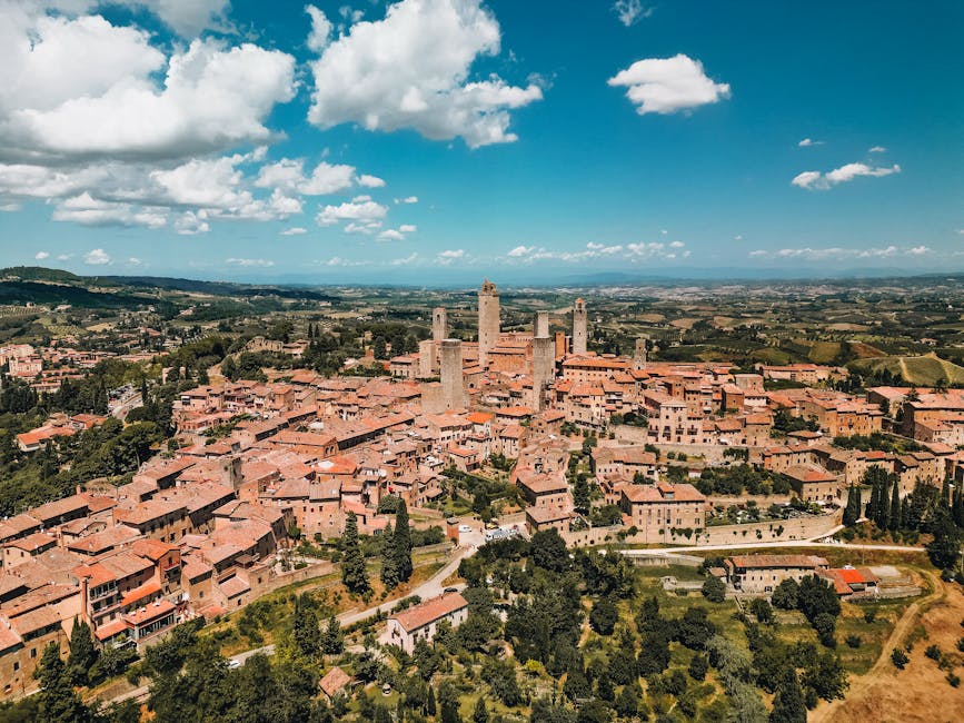 Medieval stone towers of San Gimignano
