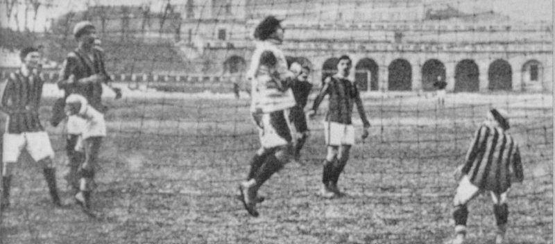 Milan vs Inter 1909 first derby Coppa Gazzetta dello Sport