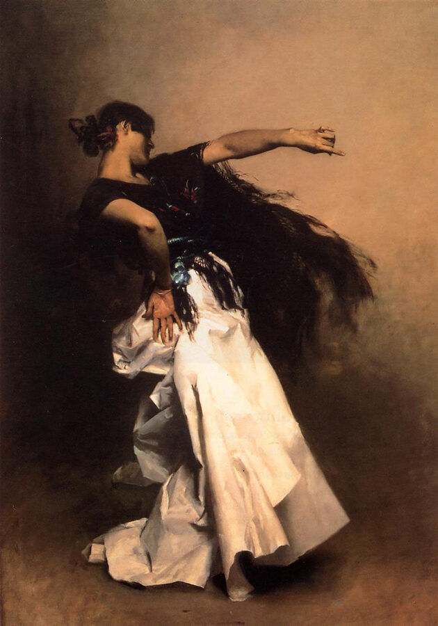 John Singer Sargent's painting Spanish Dancer 1880-1881