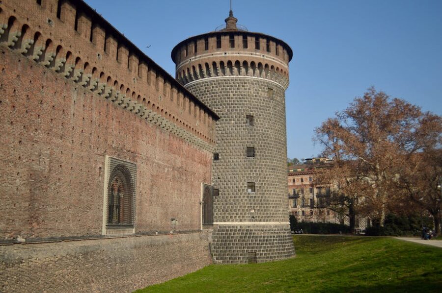 Sforza Castle Milan Filarete tower