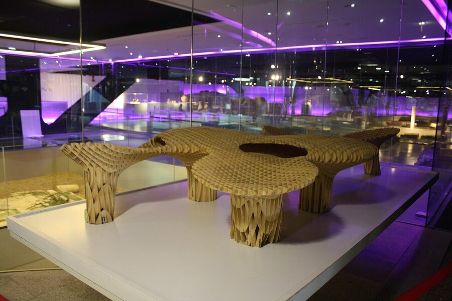 Architectural model of Metropol Parasol by Jurgen Mayer