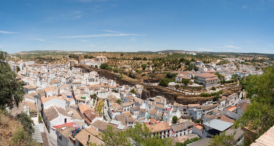 Setenil de las Bodegas rural Spanish village panorama