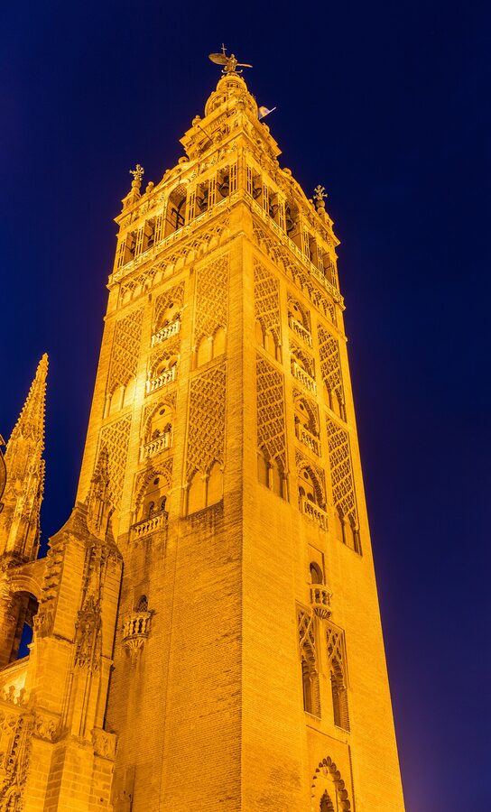The Giralda tower of Seville Cathedral