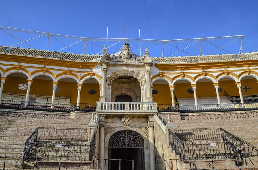 Plaza de Toros bullring exterior Seville