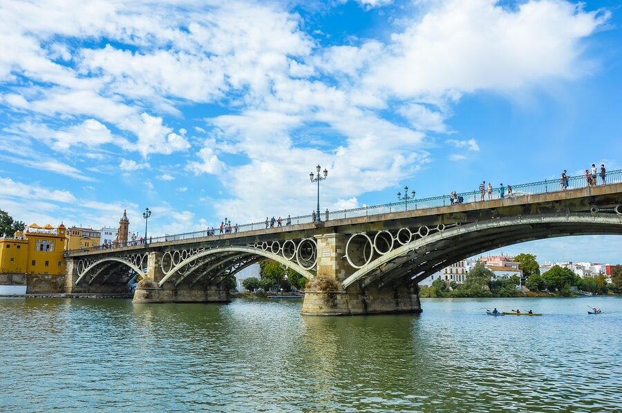 Puente de Isabel II iron bridge to Triana Seville