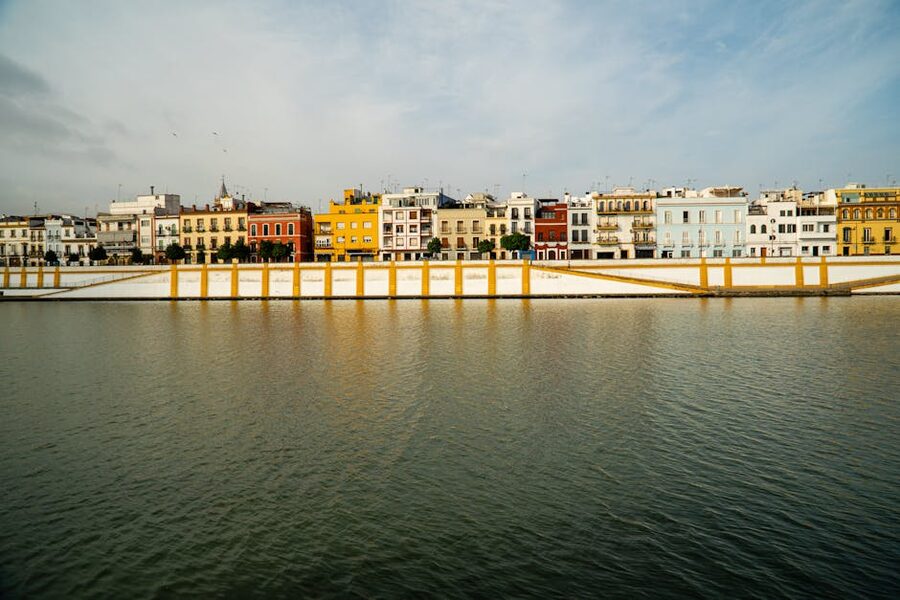 Triana waterfront houses along the Guadalquivir Seville