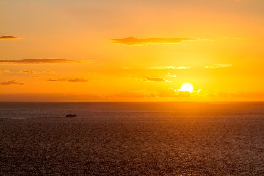 Sunset over Costa Adeje