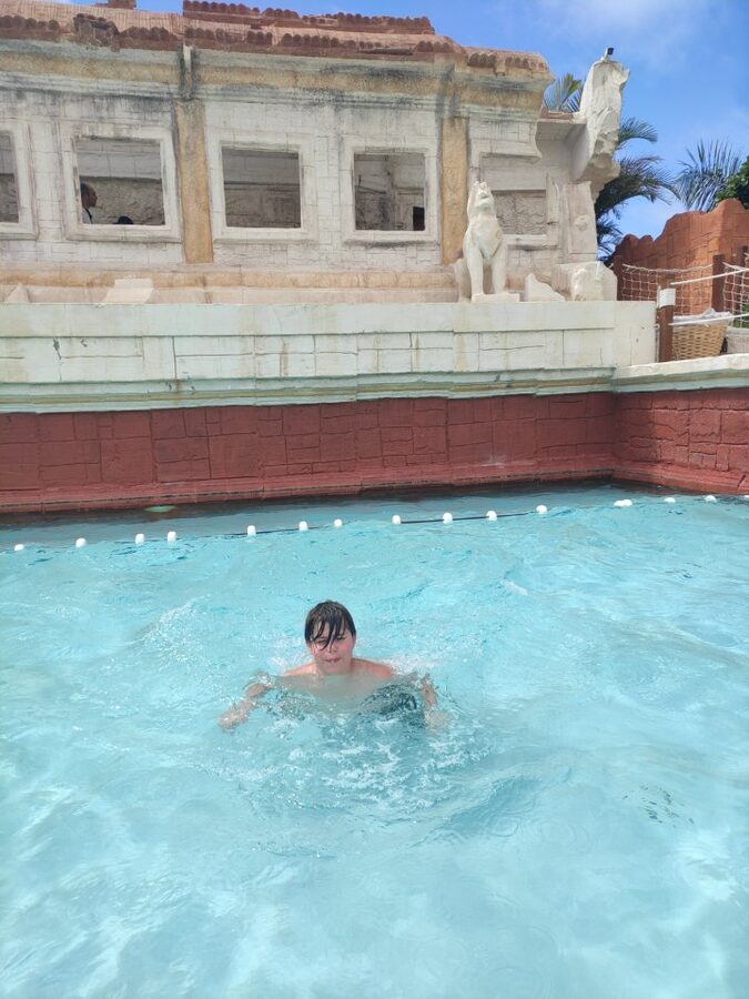 Naga Racer mat racing slide at Siam Park