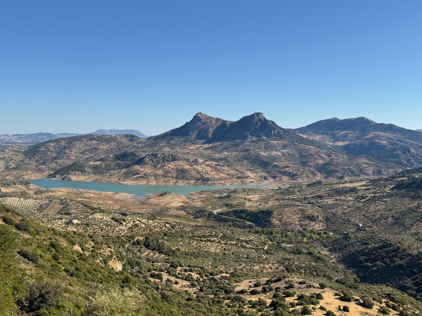 Sierra de Grazalema mountains panorama Andalusia