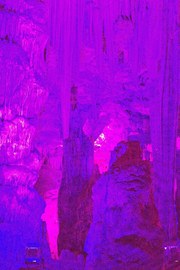 Interior of St Michael's Cave Gibraltar