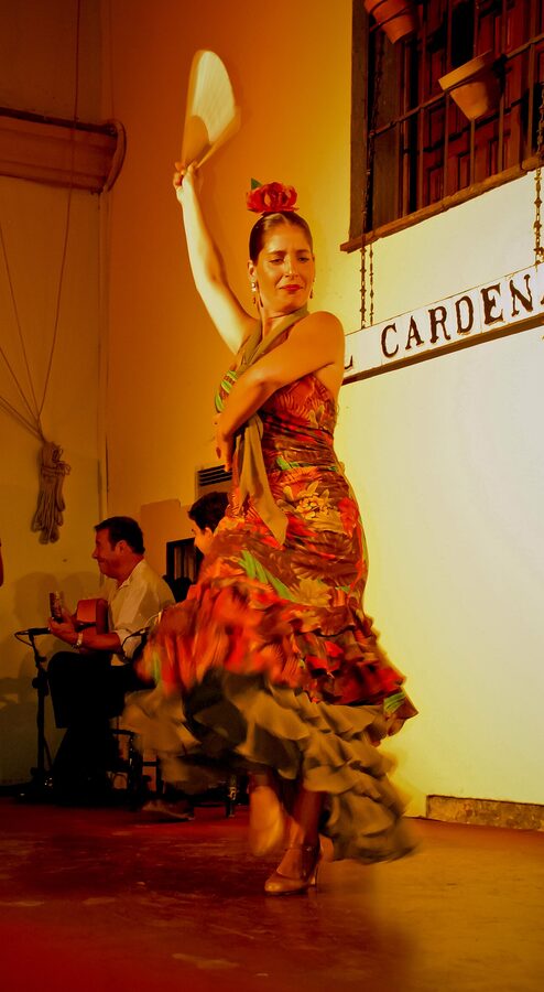 Tablao Cordobes dancers in motion