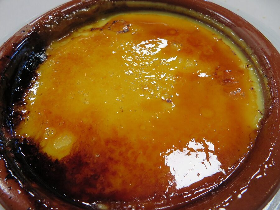 Crema catalana, the traditional Catalan dessert