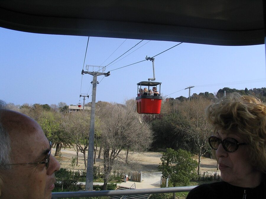 The Telefèric de Montjuïc in 2004 before its refurbishment