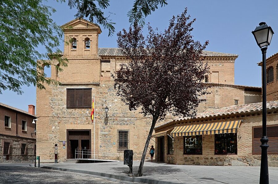 Exterior of the Sinagoga del Tránsito in the Judería quarter of Toledo