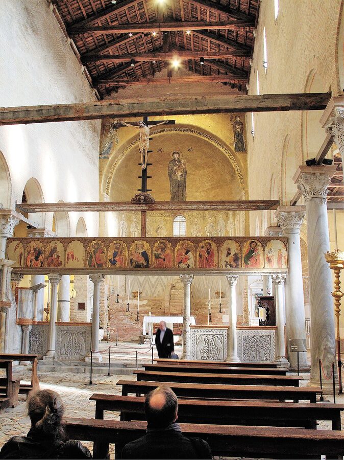 Apse and iconostasis in Santa Maria Assunta cathedral, Torcello