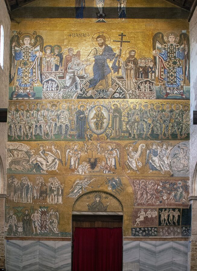 The Last Judgment mosaic at Santa Maria Assunta in Torcello