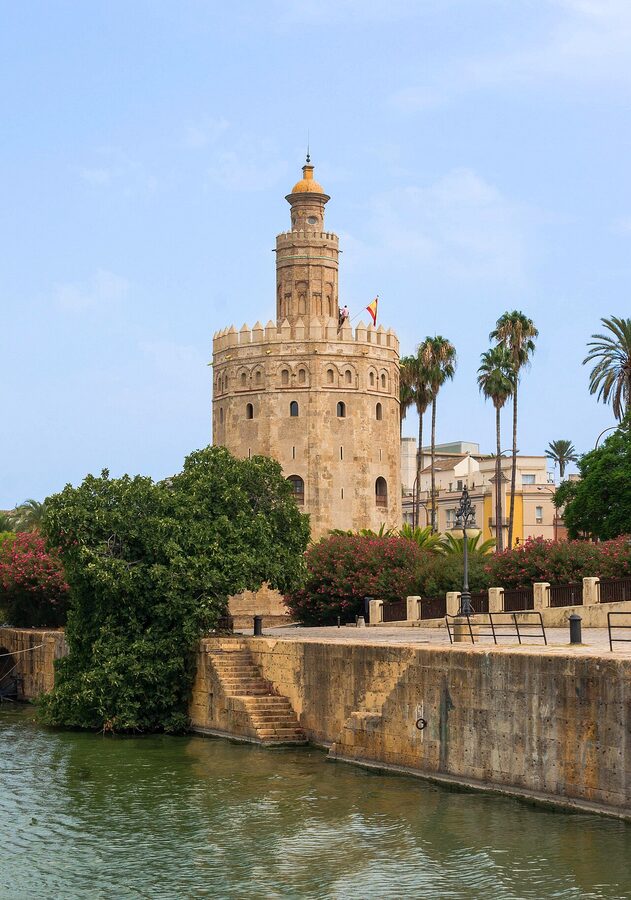 Torre del Oro and the Guadalquivir River, day view