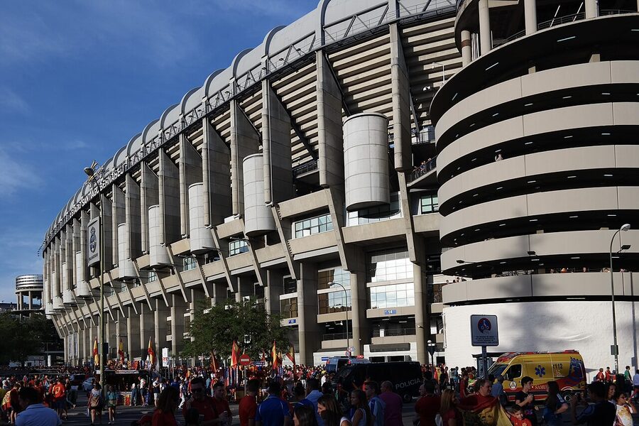 The Bernabéu in 2017 before the 2023 reconstruction