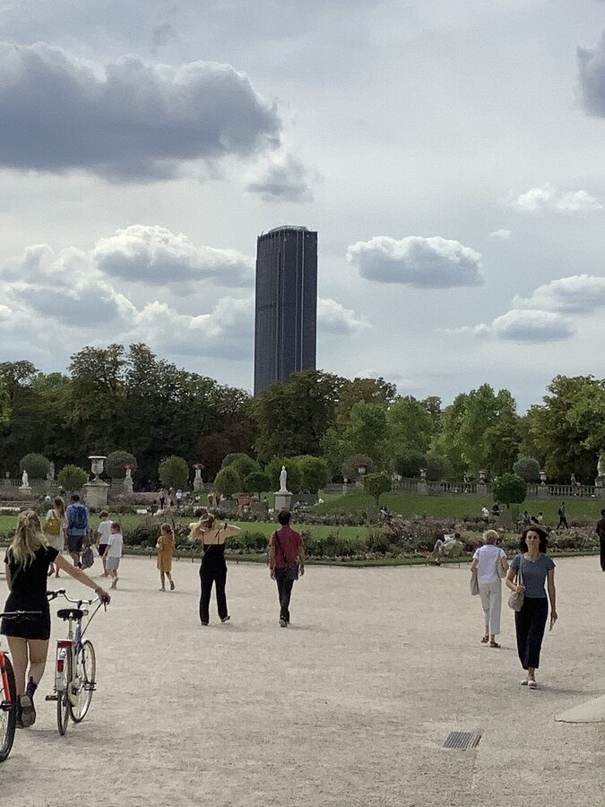 Tour Montparnasse seen from the Jardin du Luxembourg