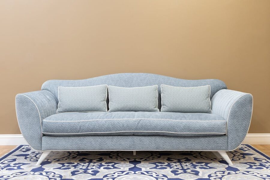 Living room sofa set similar to the Upside Down Museum Amsterdam sofa room
