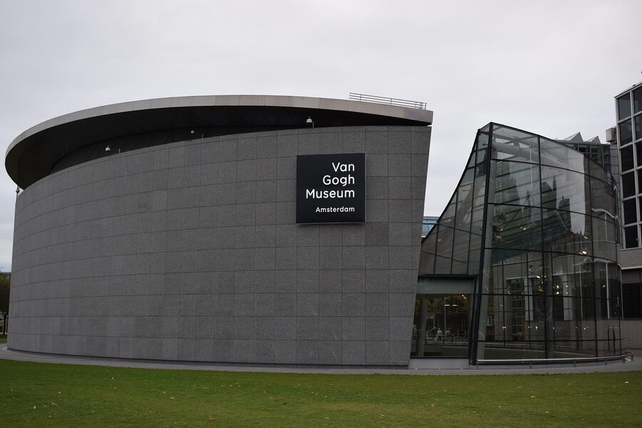 Van Gogh Museum modern architecture exterior Amsterdam