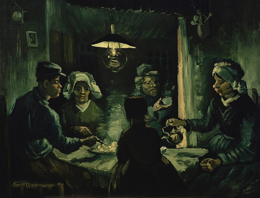 Van Gogh The Potato Eaters 1885 Nuenen first major painting