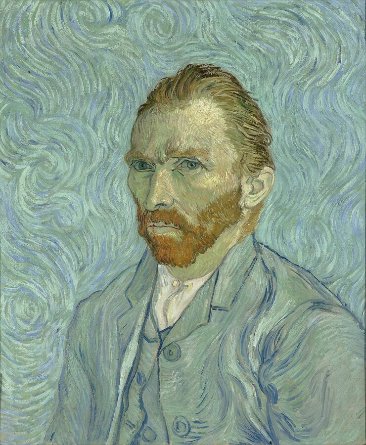 Van Gogh Self-Portrait 1887 Paris period at the Van Gogh Museum