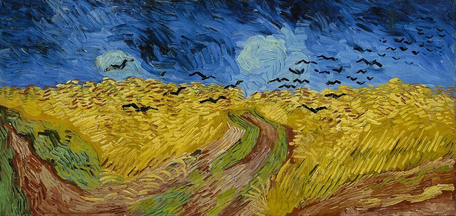 Van Gogh Wheatfield with Crows July 1890 last completed painting