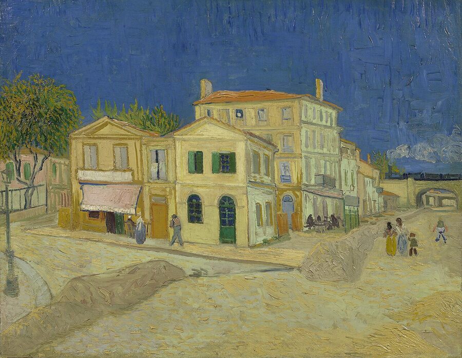 Van Gogh The Yellow House 1888 Arles Place Lamartine