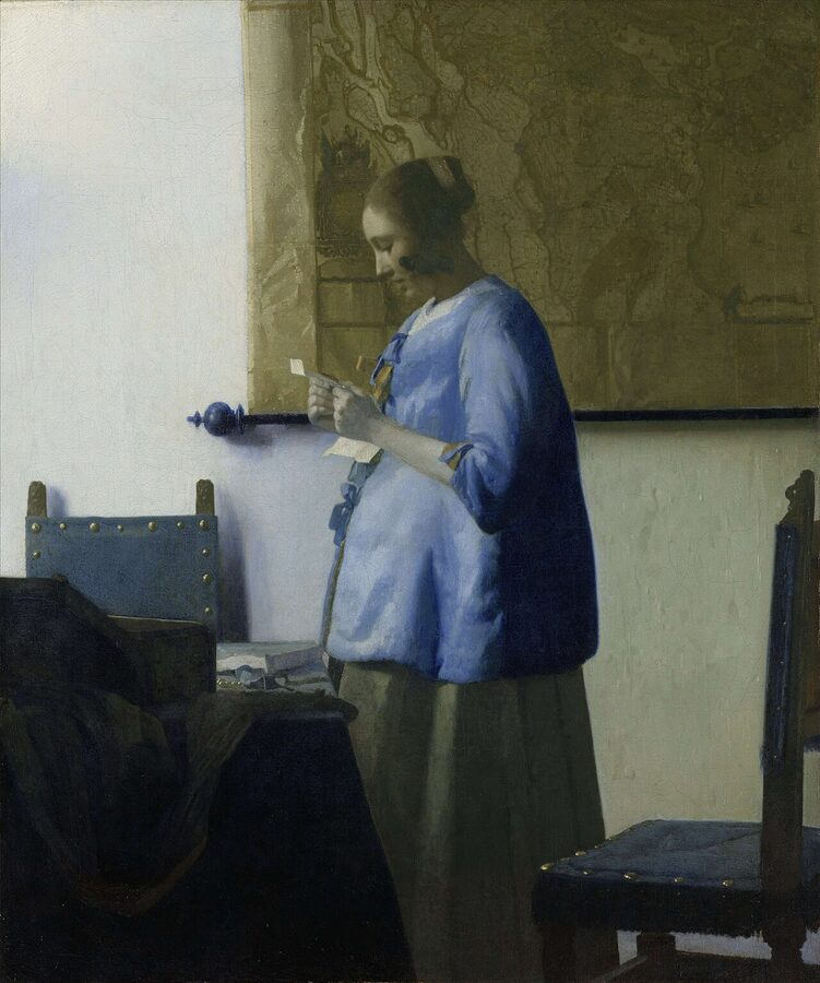 Vermeer Woman Reading a Letter at the Rijksmuseum