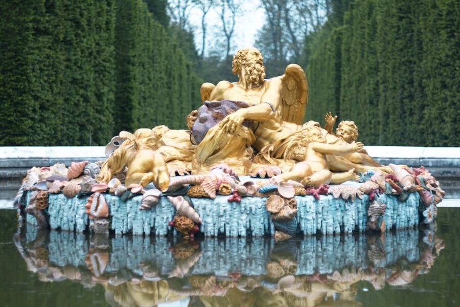 Saturn Fountain in the gardens of Versailles
