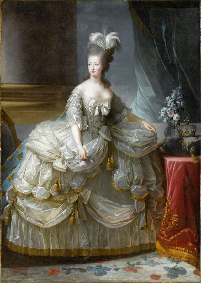 Vigee Le Brun portrait of Marie Antoinette 1778