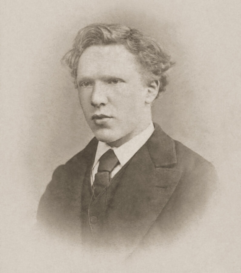 Photograph of Vincent van Gogh aged 19 in January 1873 The Hague