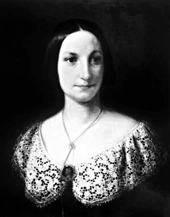 Portrait of Fanny Salvini-Donatelli, the soprano who premiered La Traviata at La Fenice in 1853