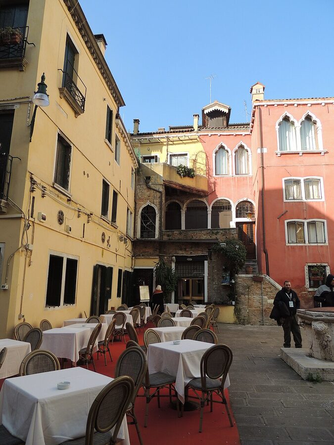 Campo San Fantin square in front of La Fenice opera house, Venice