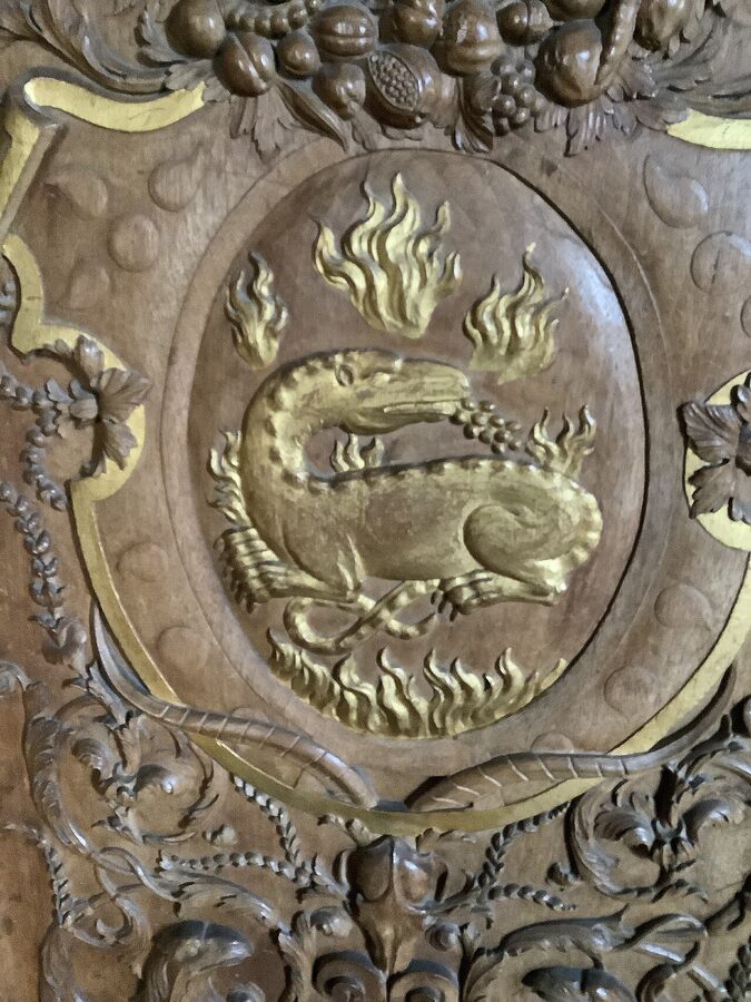Salamander emblem of Francis I