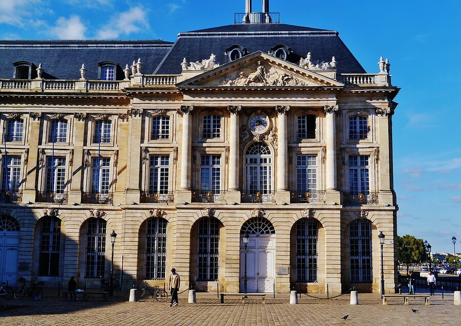 Place de la Bourse Bordeaux 18th century facade
